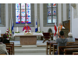 Bonifatiusandacht mit Weihbischof Prof. Dr. Karlheinz Diez in St. Crescentius (Foto: Karl-Franz Thiede)